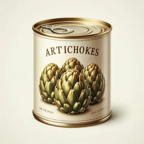 Canned artichokes