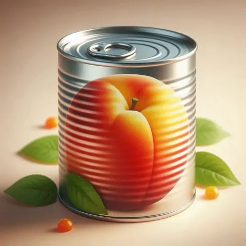 Canned peaches
