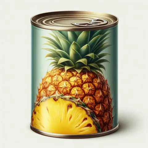 Canned pineapple