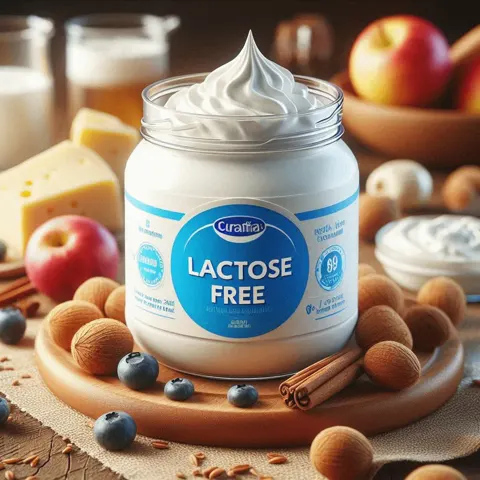 Lactose-free cream cheese