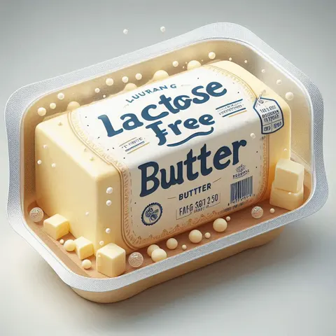 Lactose-free butter