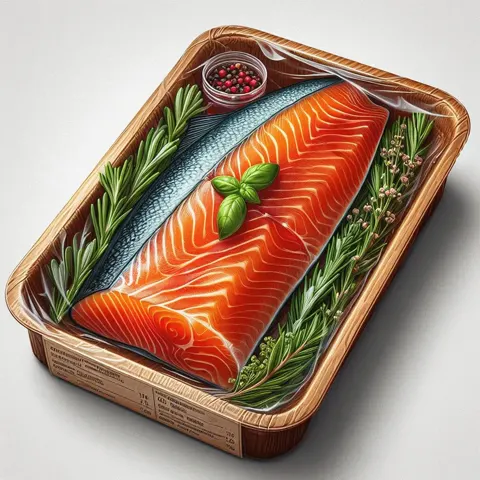 Smoked pink salmon