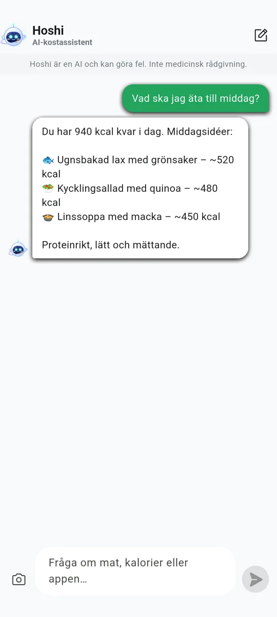 Hoshi, din AI-kostassistent
